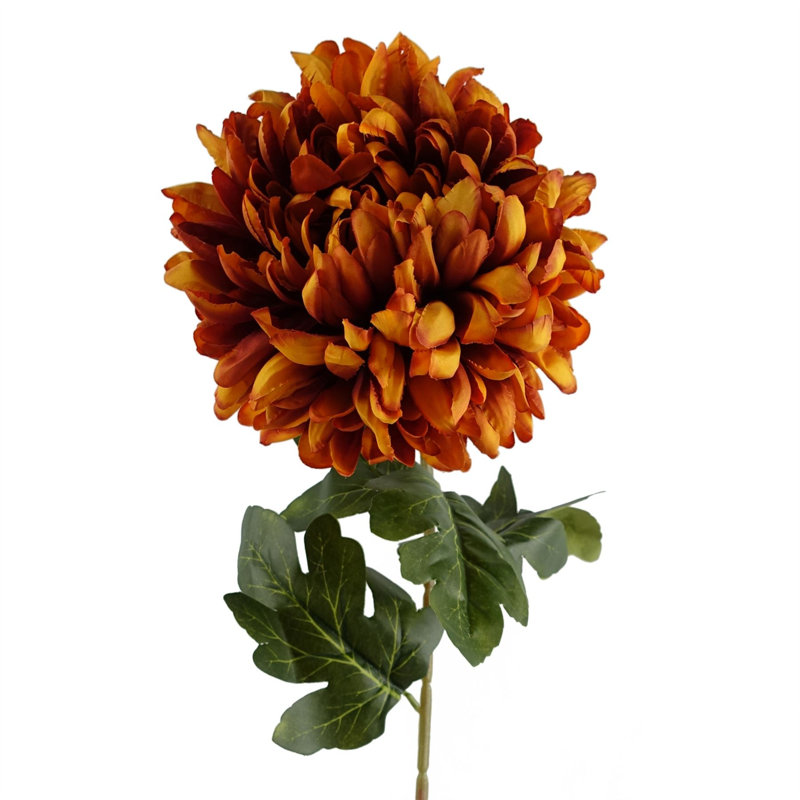 Plastic, Silk Artificial Arrangement, Orange