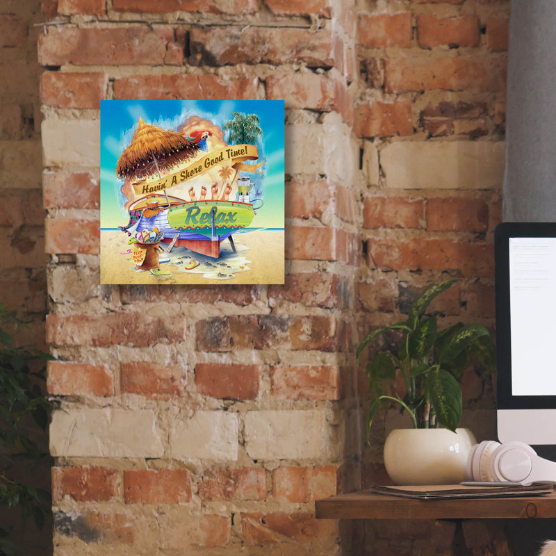 'Sundown Touchdown' by James Mazzotta Canvas Wall Art