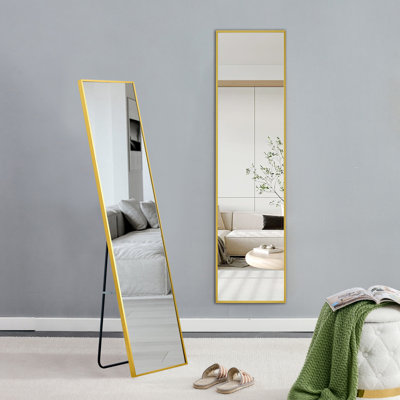 Miroir complet pour le corps en bois massif de la 4ème génération, miroir de vestiaire, porche de chambre à coucher, miroir décoratif, miroir de vêtements, miroir de plancher, miroir mural.