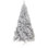 Pre-Lit Artificial Tinsel Christmas Tree - Silver