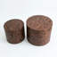 Ensemble de 2 tables basses gigognes rondes, table d'appoint en forme de souche d'arbre, sans assemblage, table d'appoint rustique à grain de tourbillon pour le salon, décor de maison de campagne moderne Wabi-Sabi