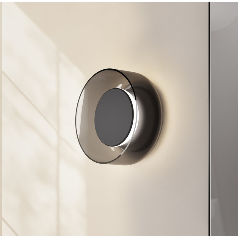 Totem Wall Sconce 3 CCT, Matte Black, Gray