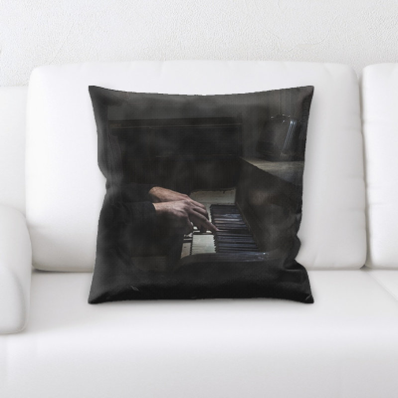 Coussin décoratif piano