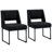 Markque 18.3" H Boucle Upholstered Sled Base Side Chair with Metal Frame-1421869102