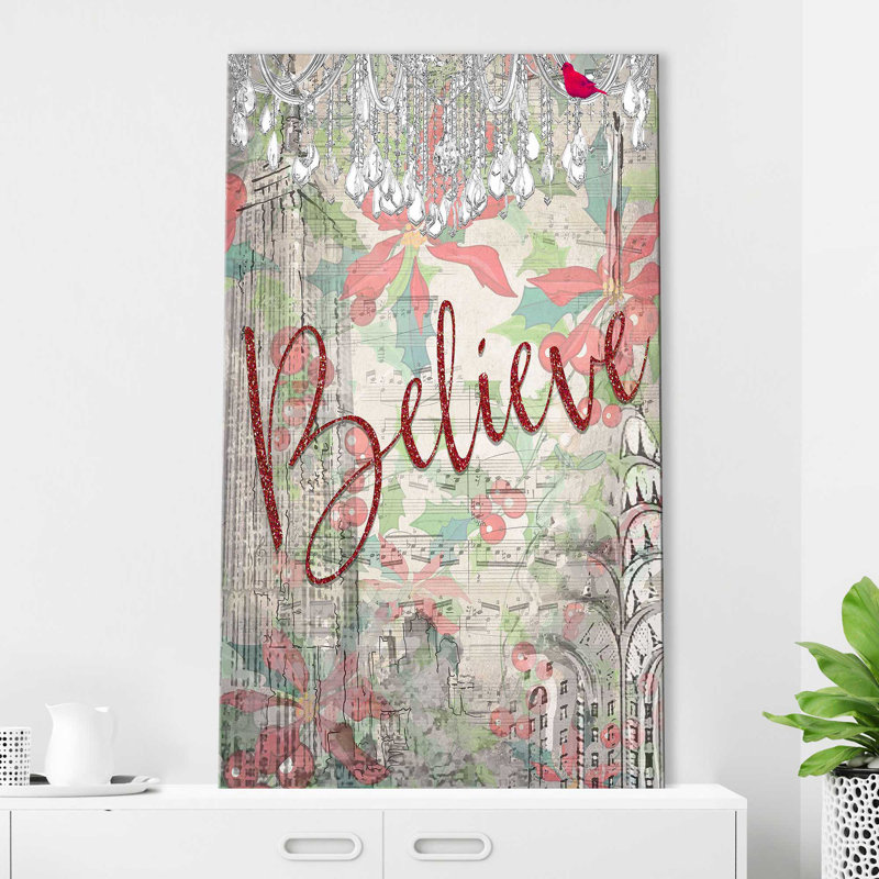 «Believe (Vertical)» par Jodi - impression, Toile tendue, H 30 po x l 18 po x P 1 po