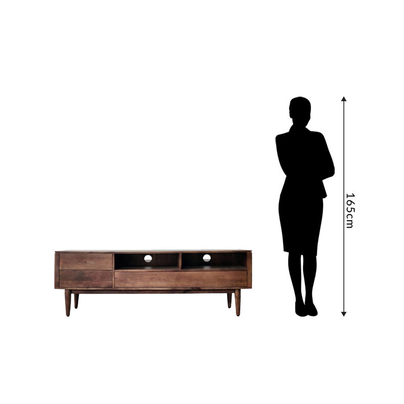 Crowder Unfinished TV Stand for TVs up to 65"