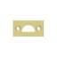 Deltana 178MSTU3 Mortise Strike; Solid Brass; Bright Brass Finish