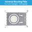 Canless Recessed Lighting 4" - TRIAC Dimmable LED Ceiling Light - 5 CCT Adjustable Colour Temperature - 8W, 750 Lumen Energy Efficient LED Downlight