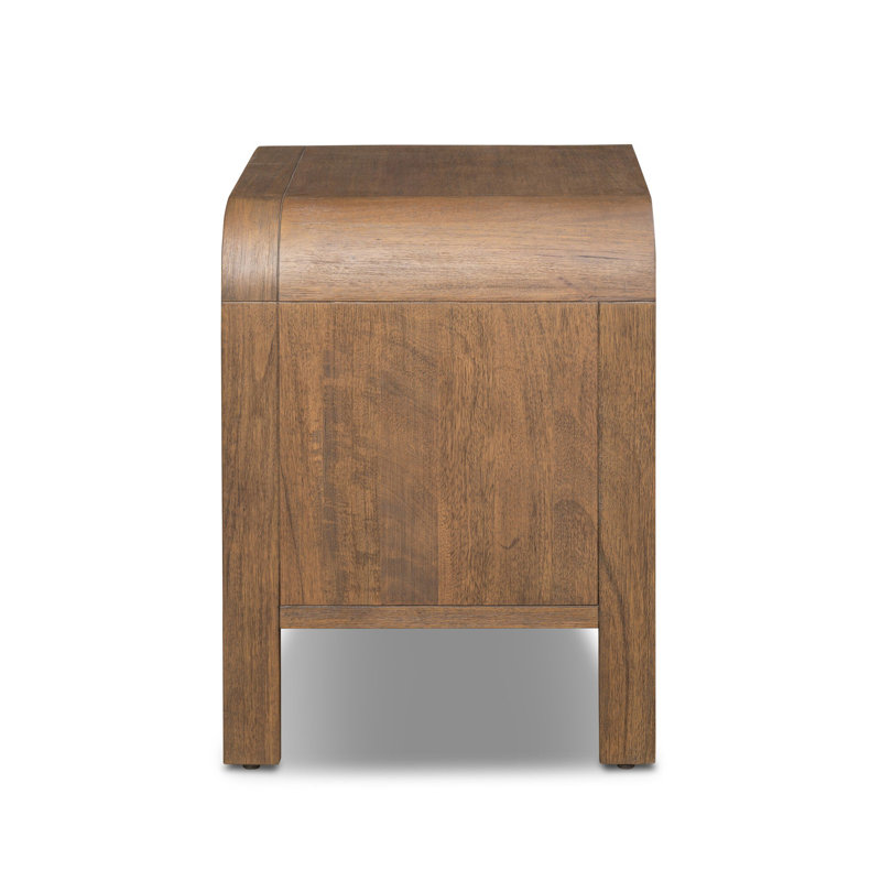 Amenah 1 - Drawer Solid Wood Nightstand
