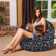 Bean Bag Chair for Kids, Teens, and Adults - Filled with Soft Beads, Includes Removable and Machine Washable Cover - Multiple Colors, Sizes and Fabrics including Soft Nylon & Canvas with Patterns