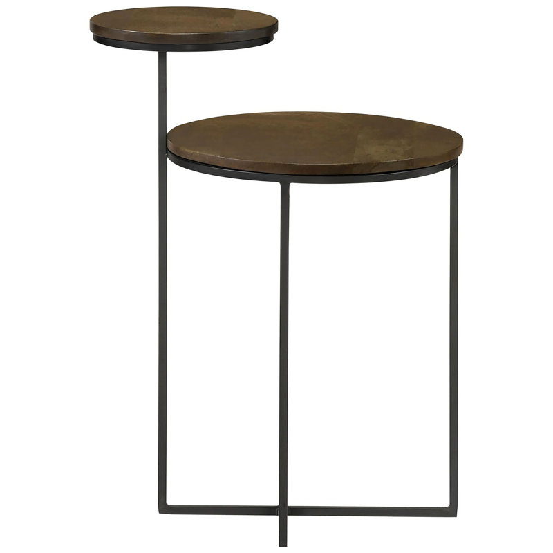 Table d'appoint à 2 niveaux