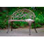 Banc de jardin en métal Shatley Rose-2071787859