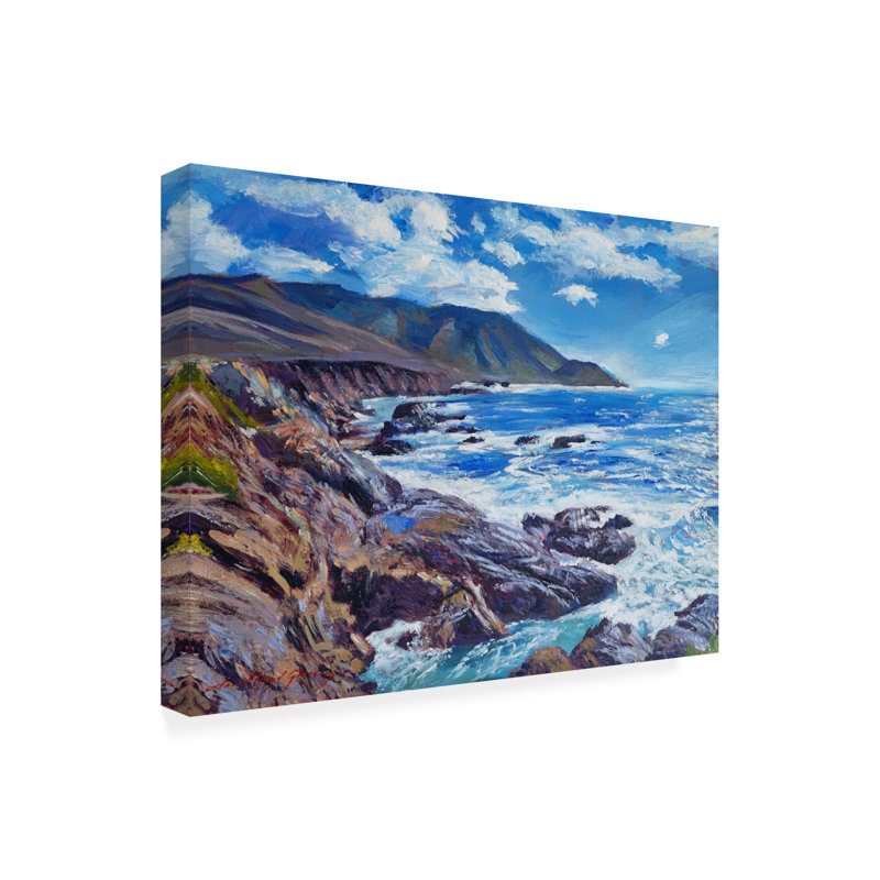 Œuvre sur toile, bolivaire David Lloyd Glover, H 14 po x l 19 po