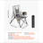Heated Camping Chair, 3 Heat Settings, High Back Folding Camping Chair, Supports 260Lbs, Full Padded Beach Chairs With Armrest & Cupholder, Portable Lawn Chairs For Outdoor Sports Travel