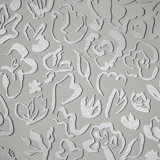 Salt Metallic Fiore Flower Design Wallpaper Roll