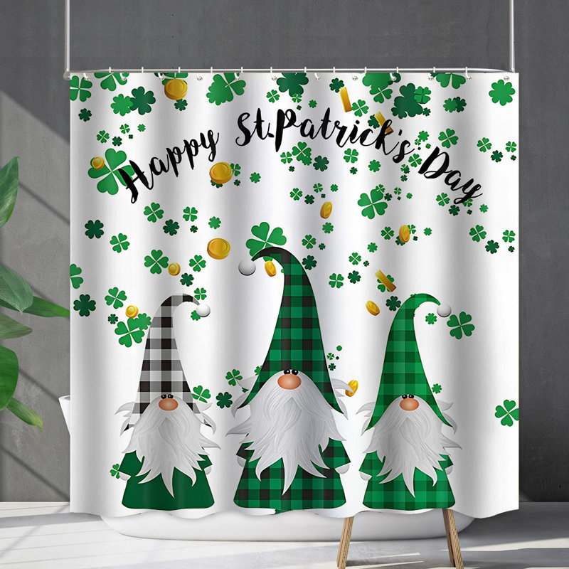 Rideau de douche Saint-Patrick, Multicolor A