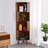 Industrial Cube Shelf Corner Bookshelf Display Storage Tall Multifunctional Stand-1317943630