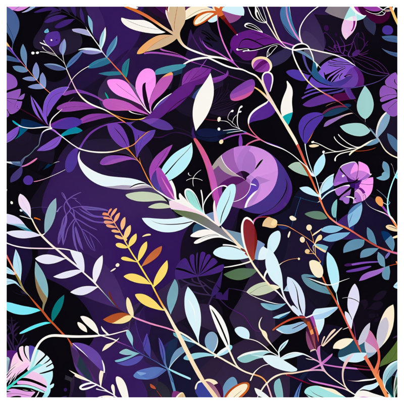 Coussin Floral, 20 x 20 inches