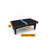 7' x 4' Black Foldable Ping Pong Conversion Top, Portable Mid-Size Table Tennis Top for Indoor Games-120218670-120218672