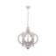 Lustre rustique à intensité variable à 6 lumières l 18 po avec accents en bois Kris