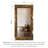 Zen-Style Pine Frame High-Definition Full-Length Mirror-118376919