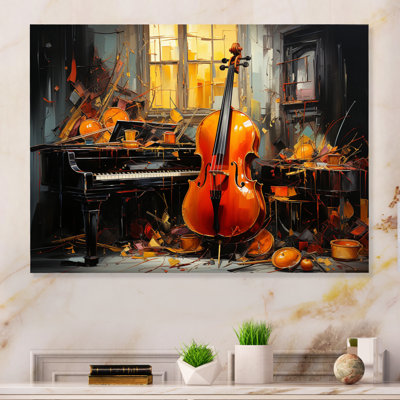 Sunlit Symphony II - impression sans cadre sur métal