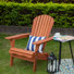 Chaise Adirondack pliante en bois massif Philbrick