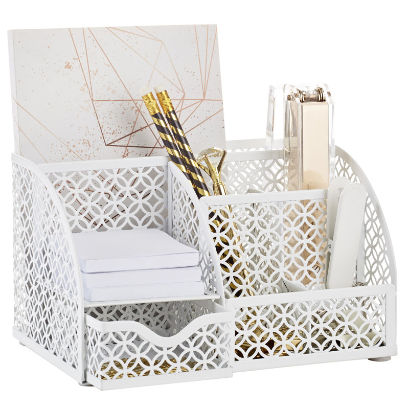 Organisateur de bureau Kalb, Blanc
