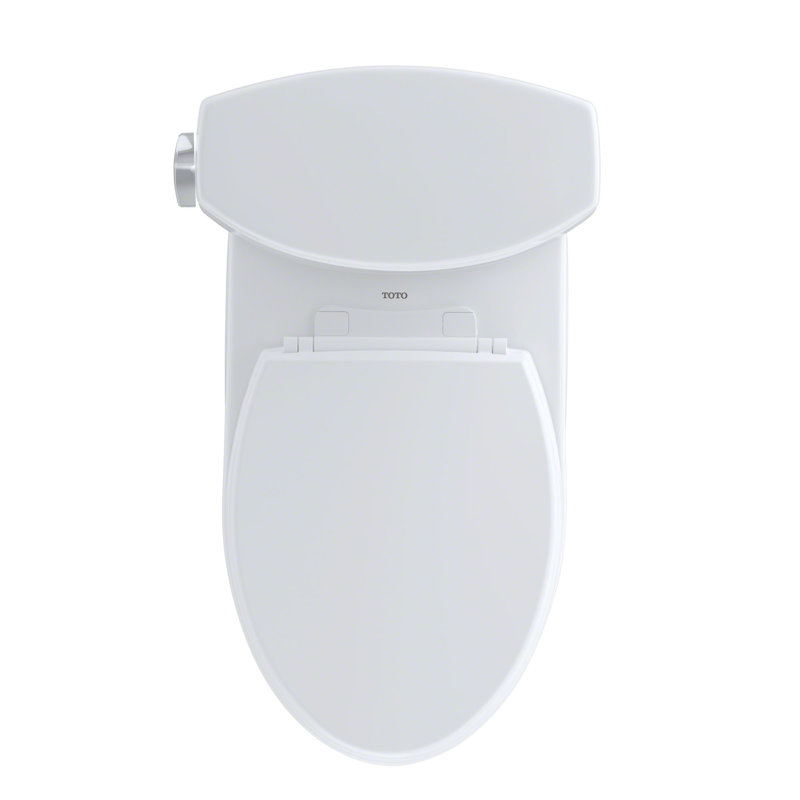 Drake® 1.28 GPF (Water Efficient) Elongated Two-Piece Toilet with High Efficiency Flush (Seat Not Included), Left Hand Lever