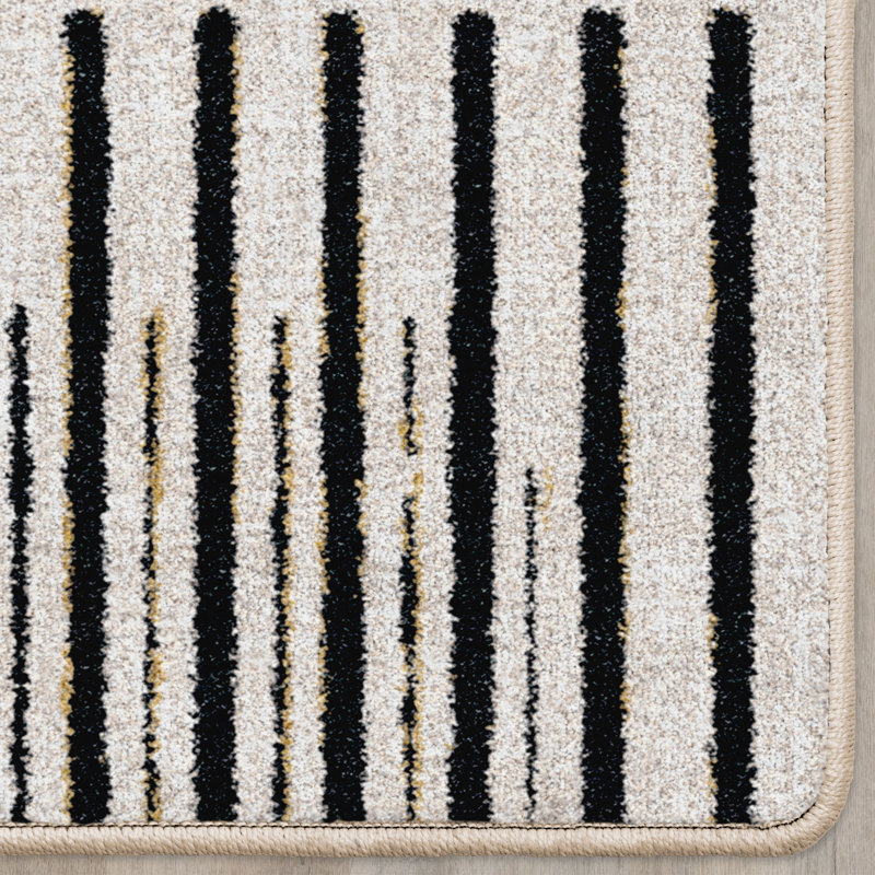 Residency Gridlox Accent Linear Area Rug, Rectangle 7'8" x 10'9"