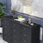 Commode 12 tiroirs blanche Delayla-989726518