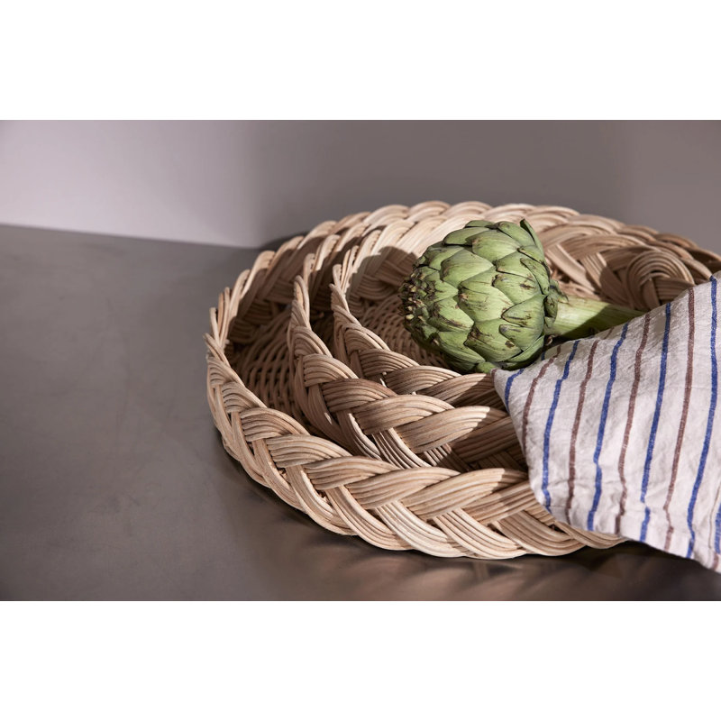 Maru Rattan Bread Basket, 13.39"