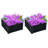 2Pc 23.5" Elevated Herb & Vegetable Planting Box Kit W/ Versatile Uses, Dark Gray