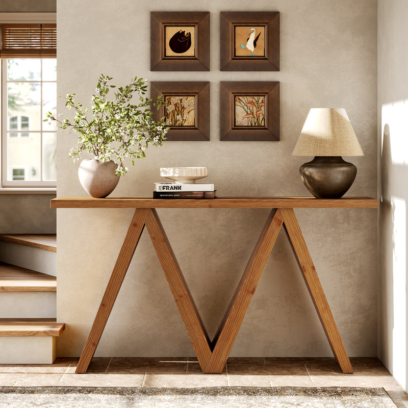 160cm Solid Wood Console Table