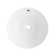Sublime II Ceramic Circular Single Hole Faucet Vessel Bathroom Sink with Overflow