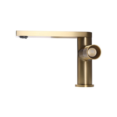 Nouveau robinet de lavabo de salle de bain monocorps à poignée simple