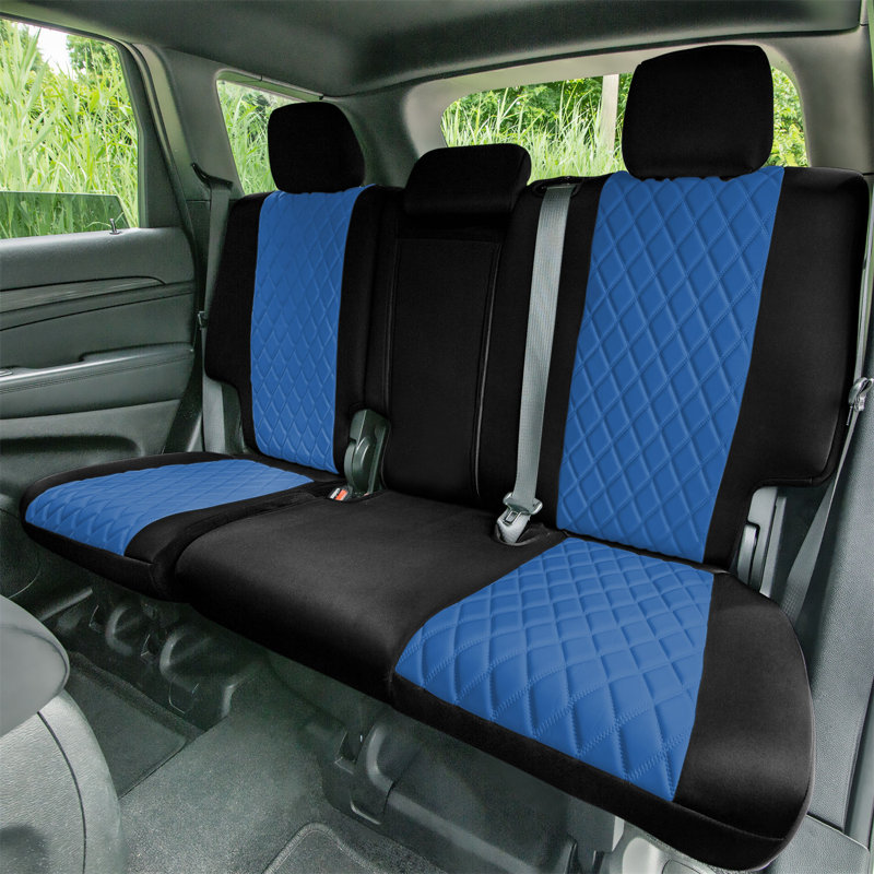 Ensemble de housses de siège d'auto en néoprène sur mesure pour Jeep Grand Cherokee 2011 2021, Bleu