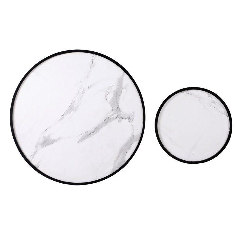 Brinli Tray Top Nesting Tables