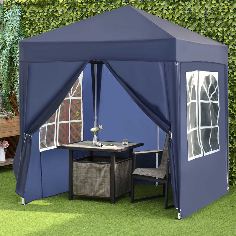 2m x 2m Steel Pop-Up Gazebo, Blue