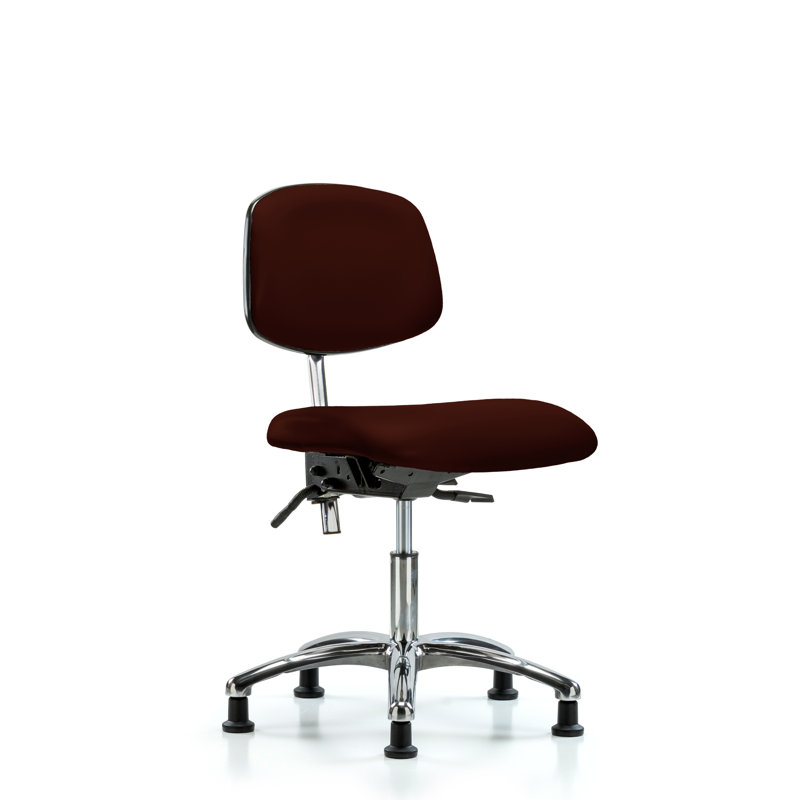 Chaise de travail Koa, Bourgogne, Patins, Inclus