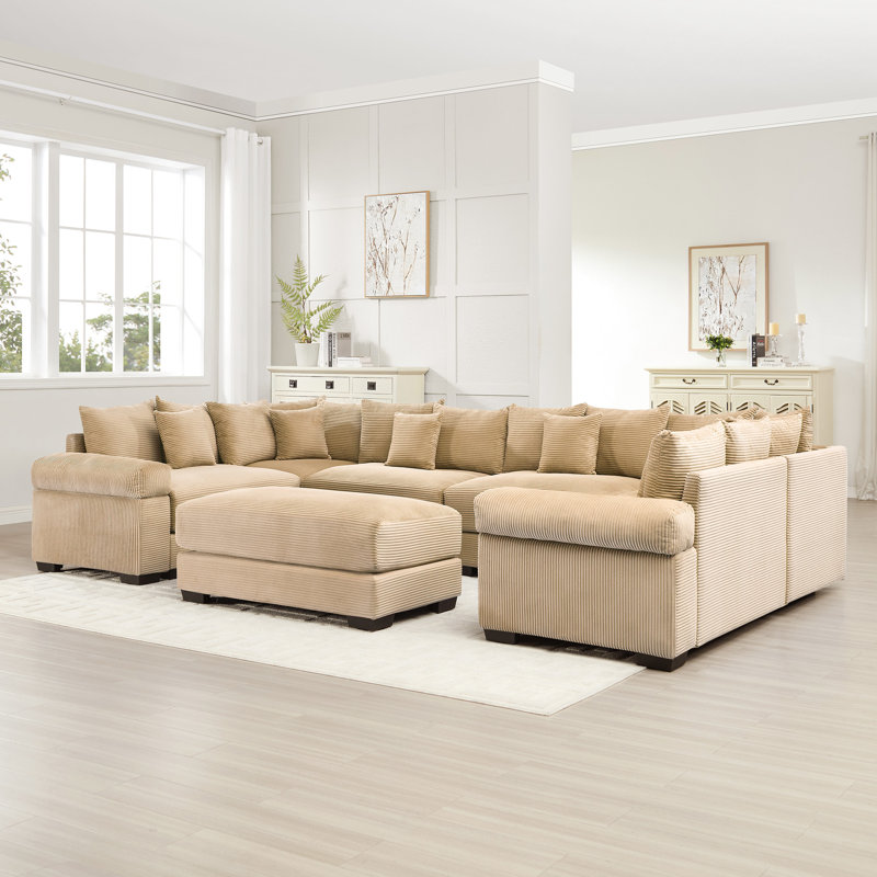 Canapé modulaire 6 places Cloud