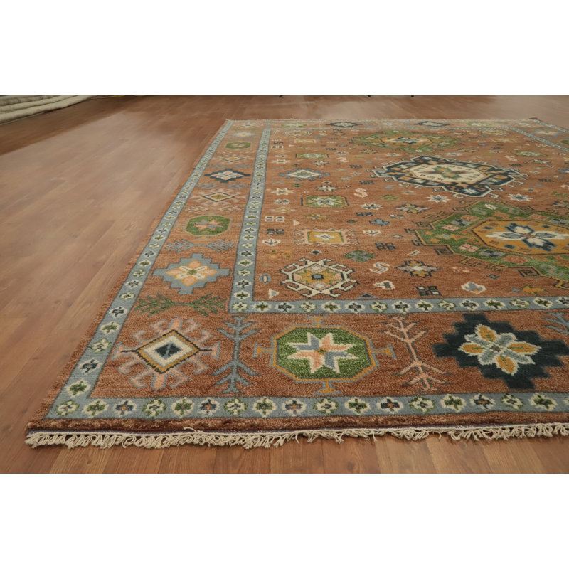 Tapis traditionnel géométrique Kazak 8 x 10
