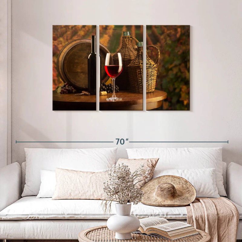 Yarlin Vineyard Red Wine Sampling, 28" H x 45" W