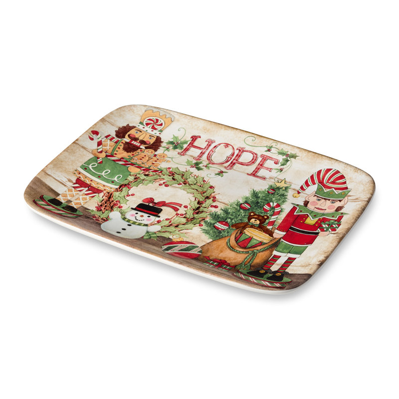Plateau de service de Noël casse-noisette Parade