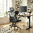 Ergonomic Home Office Task Chair With Headrest & Flip-Up Arms High Back Mesh Desk Chair 260 Lbs Capacity Big And Tall Task Chair 90-135° Tilt