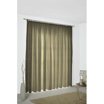 Polyacrylic Opaque Pinch Pleat Curtain Panel