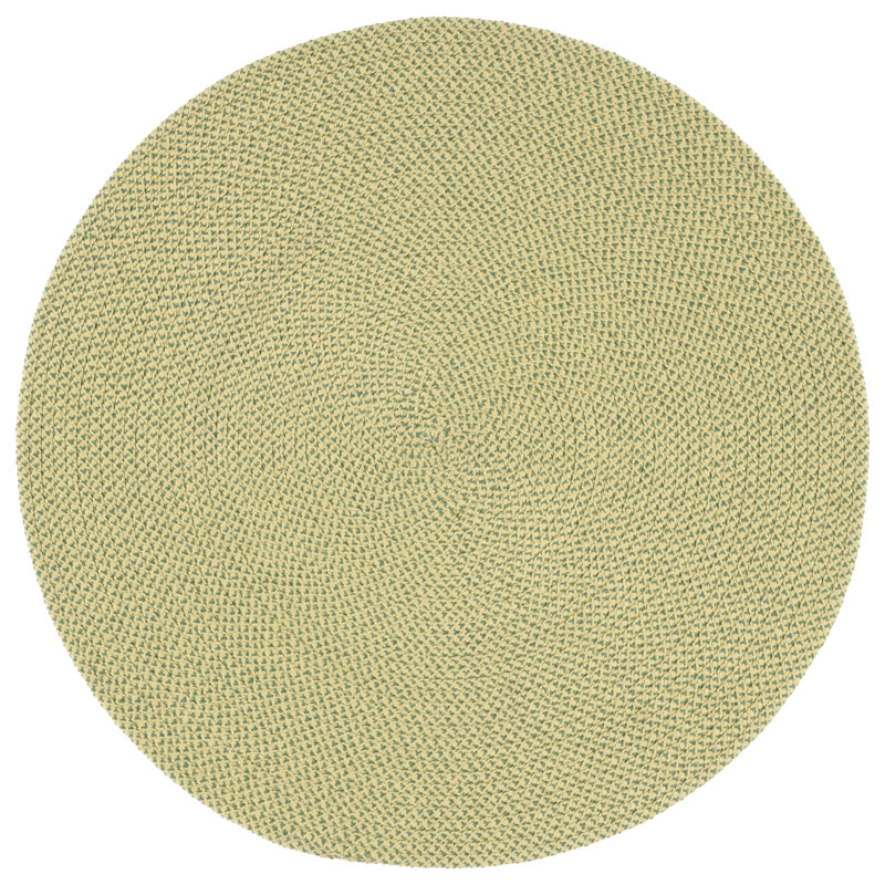 Tapis performance tressé à la main, Rond 5 pi