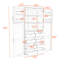 Grand garde-manger autoportant avec plateaux coulissants, tablette réglable et dispositif anti-basculement-1705189069-1705189067