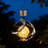 Solar-powered Openwork Ball Wind Chime Light