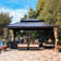 PURPLE LEAF 12' X 16' Hardtop Gazebo Canopy for Patio Deck Backyard Heavy Duty Outside Sunshade with Netting and Curtains Outdoor Permanent Metal Pavilion